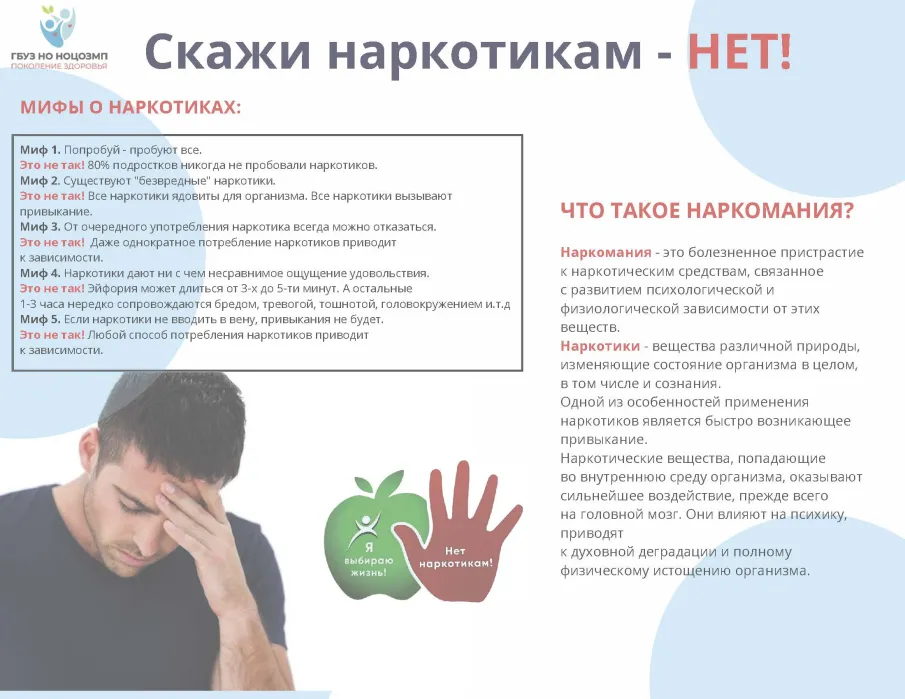 Скажи наркотикам НЕТ